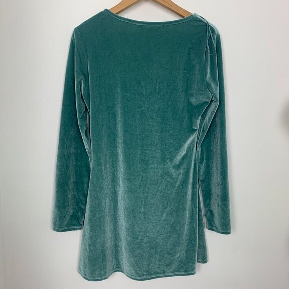 NWT Bluenotes Velour Corset Mini Dress - Picture 4 of 10